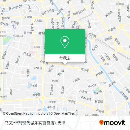 马克华菲(现代城乐宾百货店)地图