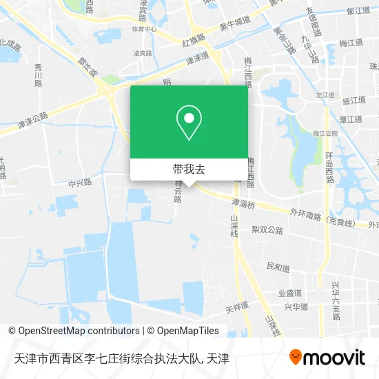天津市西青区李七庄街综合执法大队地图