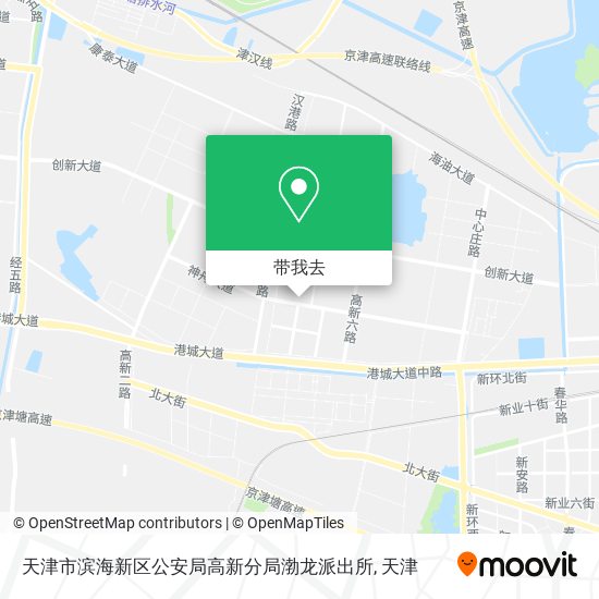 天津市滨海新区公安局高新分局渤龙派出所地图