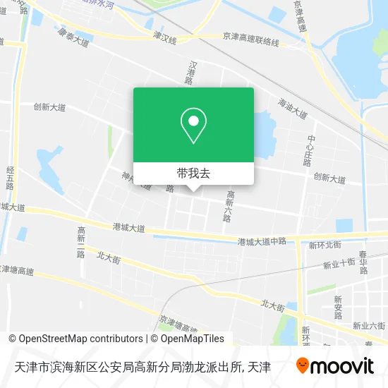 天津市滨海新区公安局高新分局渤龙派出所地图