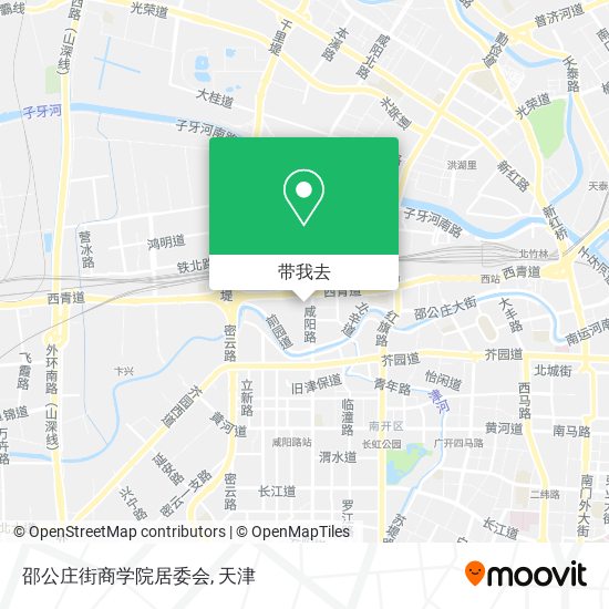 邵公庄街商学院居委会地图