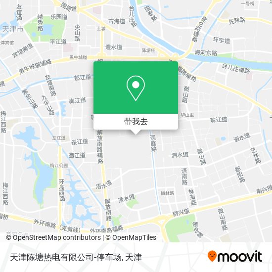 天津陈塘热电有限公司-停车场地图