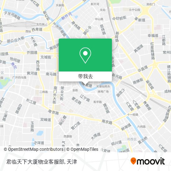 君临天下大厦物业客服部地图