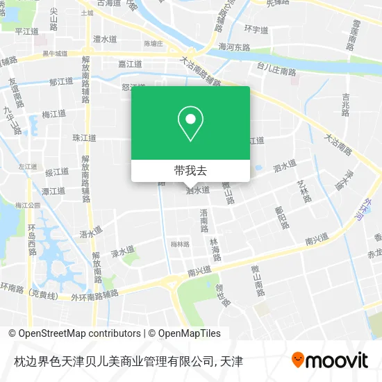 枕边界色天津贝儿美商业管理有限公司地图