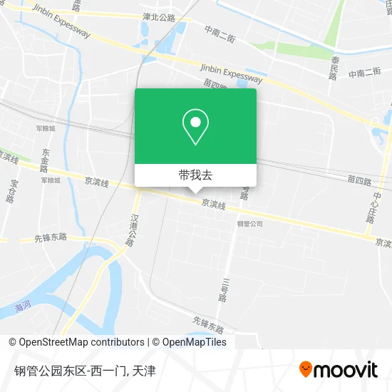 钢管公园东区-西一门地图