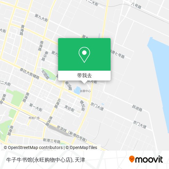 牛子牛书馆(永旺购物中心店)地图