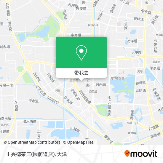 正兴德茶庄(园荫道店)地图