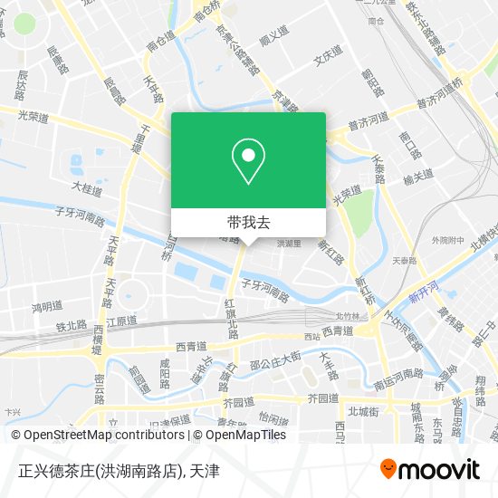 正兴德茶庄(洪湖南路店)地图