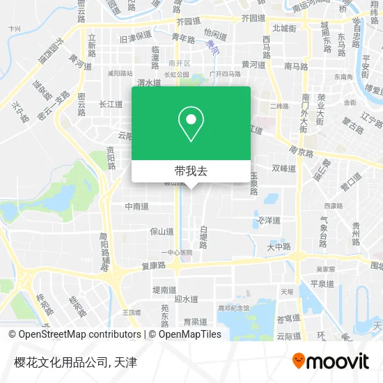 樱花文化用品公司地图