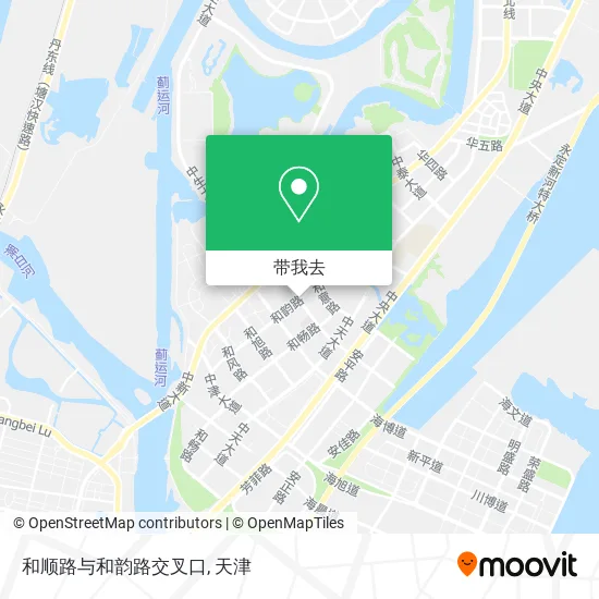 和顺路与和韵路交叉口地图
