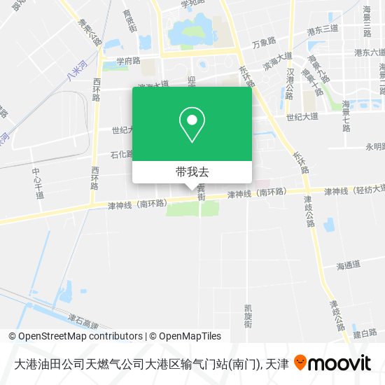 大港油田公司天燃气公司大港区输气门站(南门)地图