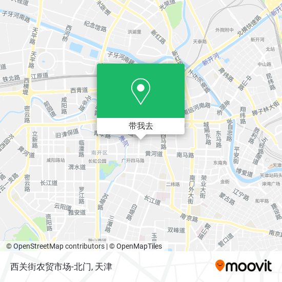 西关街农贸市场-北门地图
