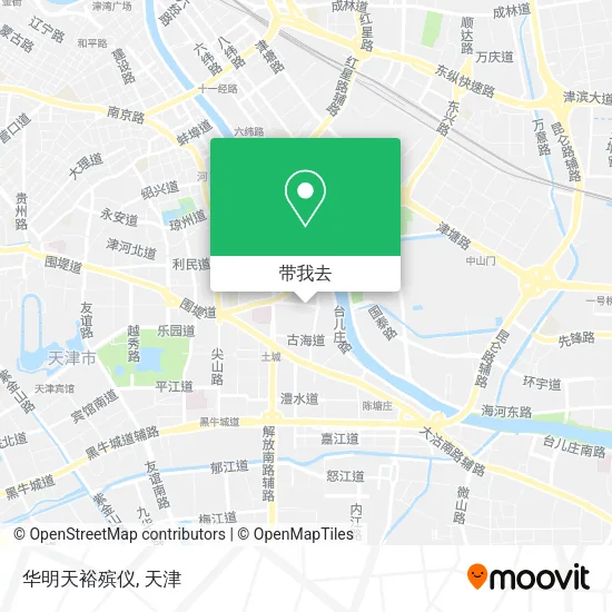 华明天裕殡仪地图