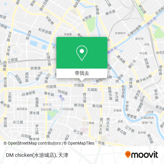 DM chicken(水游城店)地图