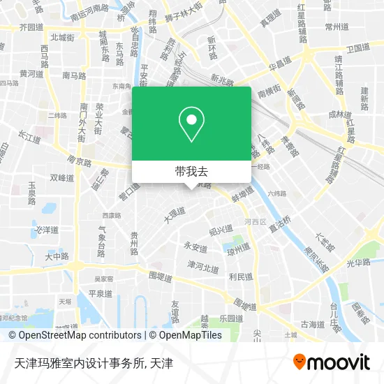 天津玛雅室内设计事务所地图