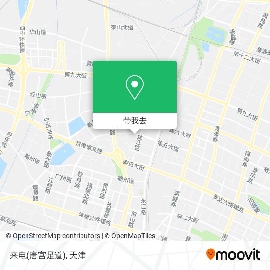 来电(唐宫足道)地图