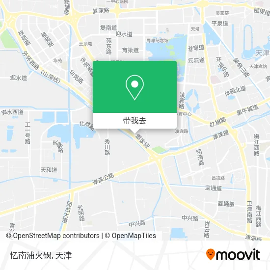 忆南浦火锅地图