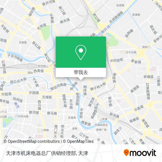 天津市机床电器总厂供销经理部地图