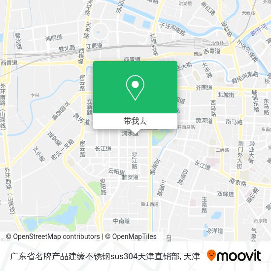 广东省名牌产品建缘不锈钢sus304天津直销部地图