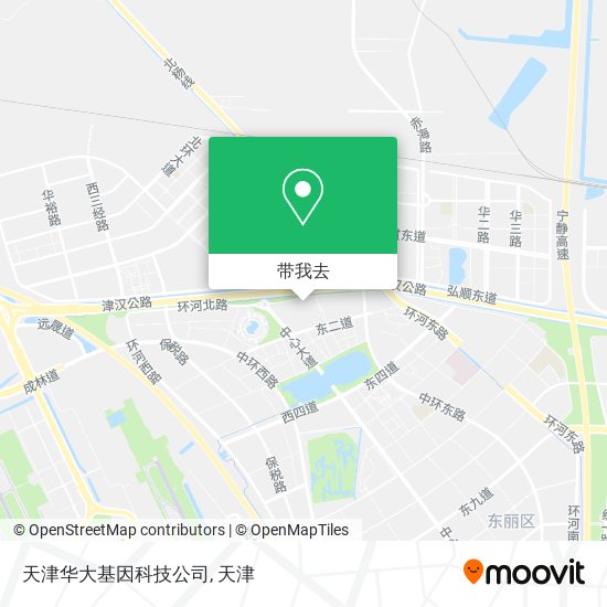 天津华大基因科技公司地图