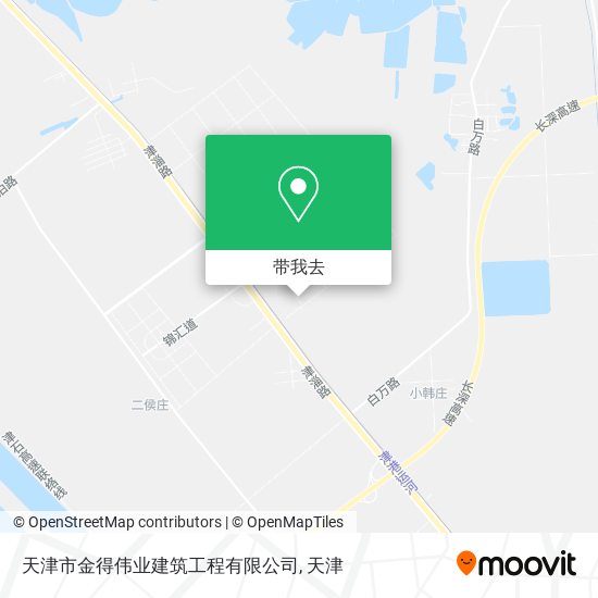 天津市金得伟业建筑工程有限公司地图