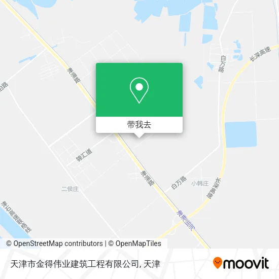 天津市金得伟业建筑工程有限公司地图