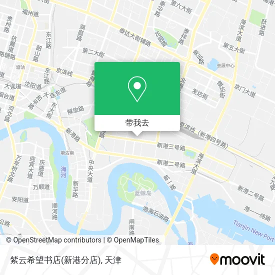 紫云希望书店(新港分店)地图