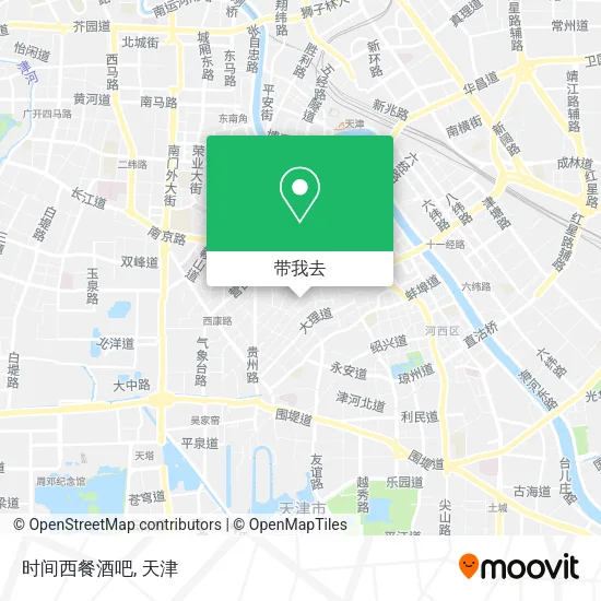 时间西餐酒吧地图