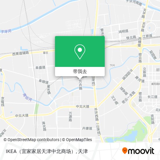 IKEA（宜家家居天津中北商场）地图