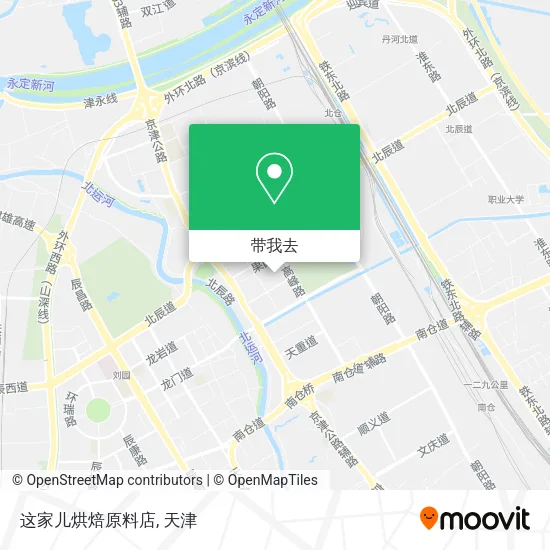 这家儿烘焙原料店地图