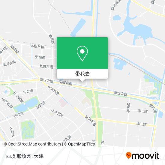 西堤郡颂园地图