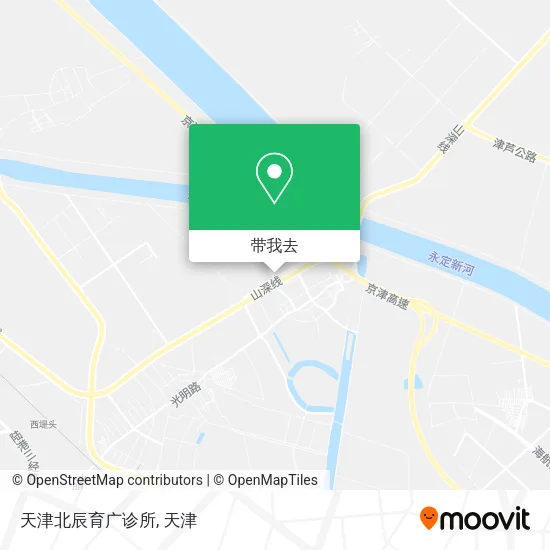 天津北辰育广诊所地图