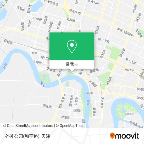 外滩公园(和平路)地图