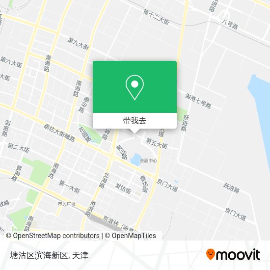 塘沽区滨海新区地图