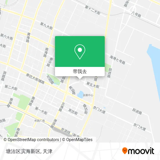 塘沽区滨海新区地图