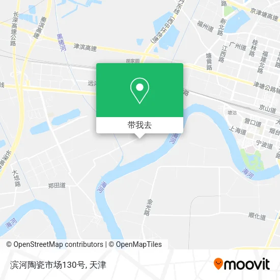 滨河陶瓷市场130号地图