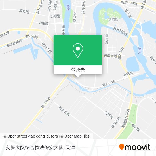 交警大队综合执法保安大队地图