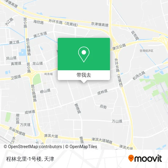 程林北里-1号楼地图