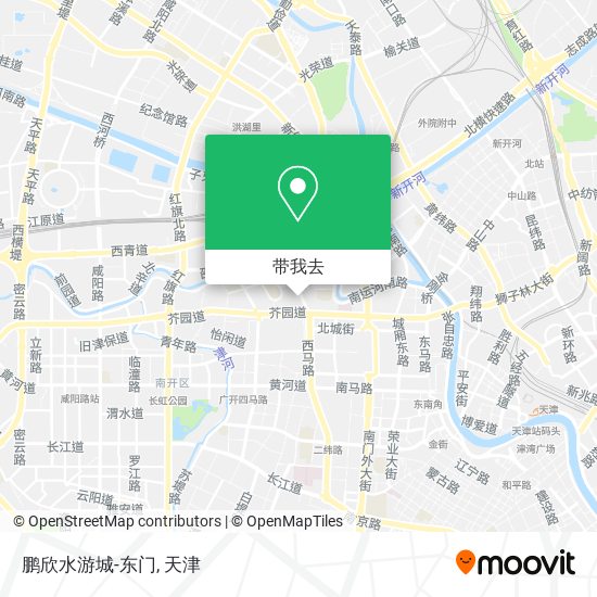 鹏欣水游城-东门地图