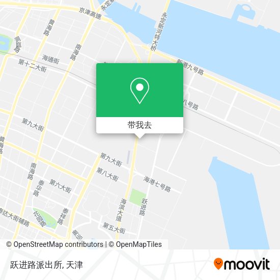 跃进路派出所地图