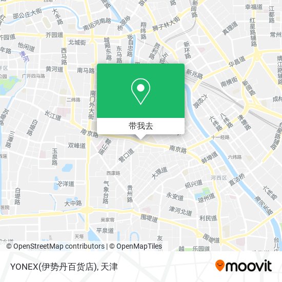 YONEX(伊势丹百货店)地图
