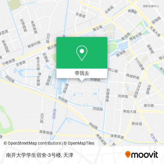 南开大学学生宿舍-3号楼地图