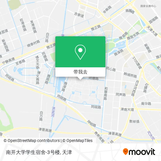 南开大学学生宿舍-3号楼地图