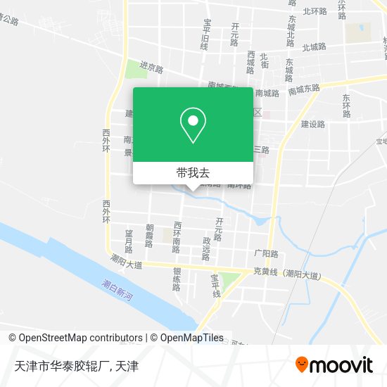天津市华泰胶辊厂地图