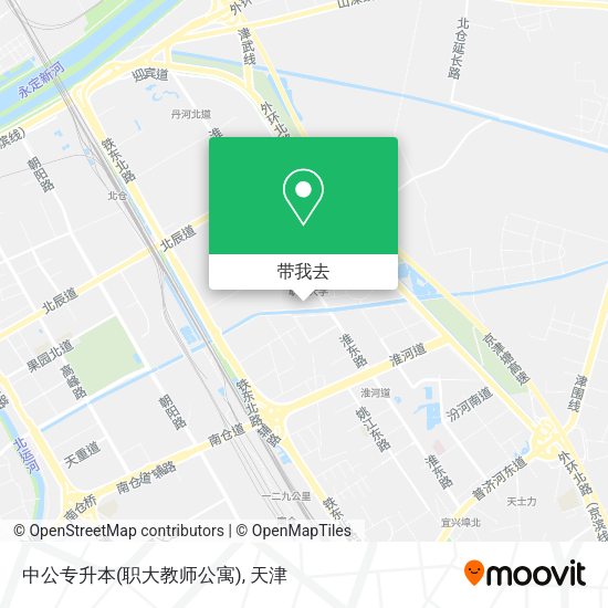 中公专升本(职大教师公寓)地图