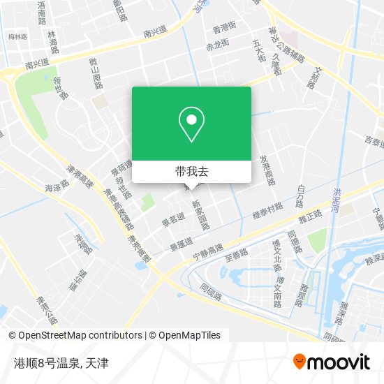 港顺8号温泉地图