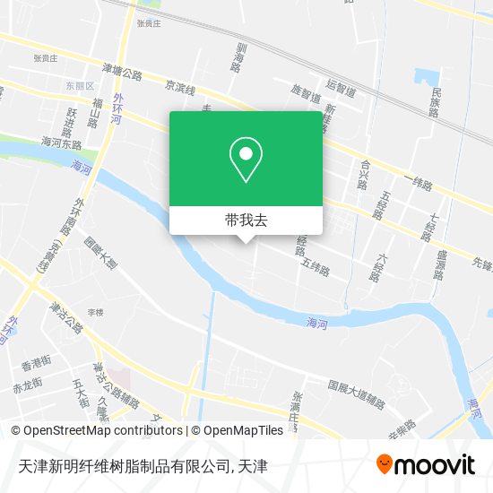 天津新明纤维树脂制品有限公司地图