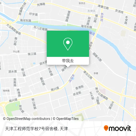 天津工程师范学校7号宿舍楼地图