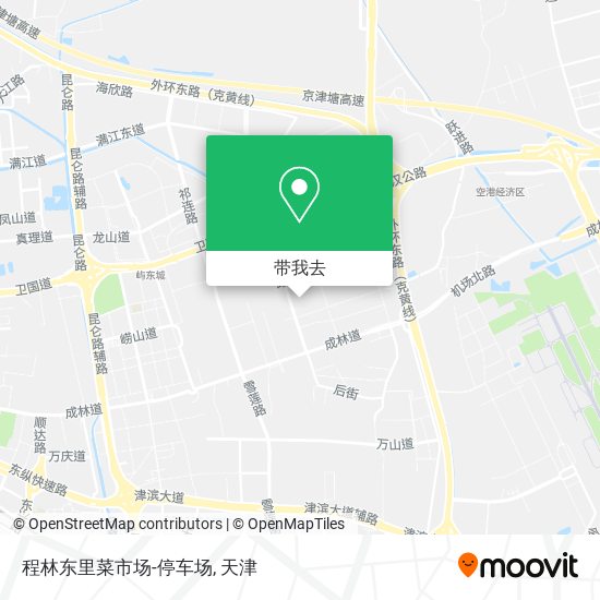 程林东里菜市场-停车场地图