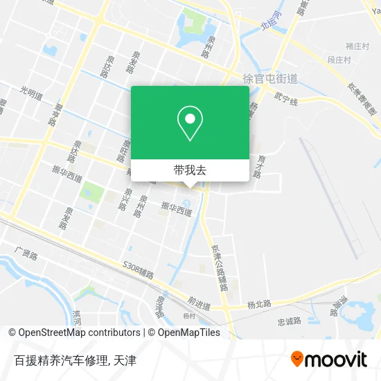 百援精养汽车修理地图
